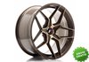 Llanta exclusiva Jr Wheels Jr34 19x9.5 Et35-40 5h Blank Platinum Bron Ze