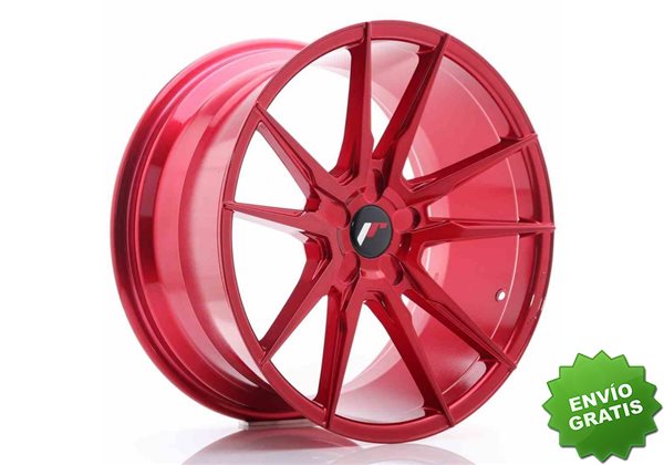 Llanta exclusiva Jr Wheels Jr21 19x9.5 Et35-40 5h Blank Platinum Red