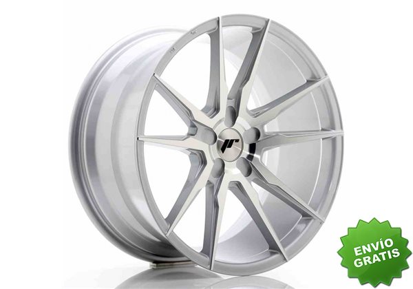 Llanta exclusiva Jr Wheels Jr21 19x9.5 Et35-40 5h Blank Silver Machin Ed Face