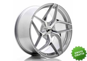 Llanta exclusiva Jr Wheels Jr35 19x9.5 Et35-45 5h Blank Silver Machin Ed Face