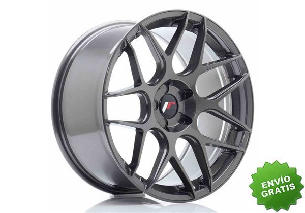 Llanta exclusiva Jr Wheels Jr18 19x9.5 Et22-35 5h Blank Hyper Gray