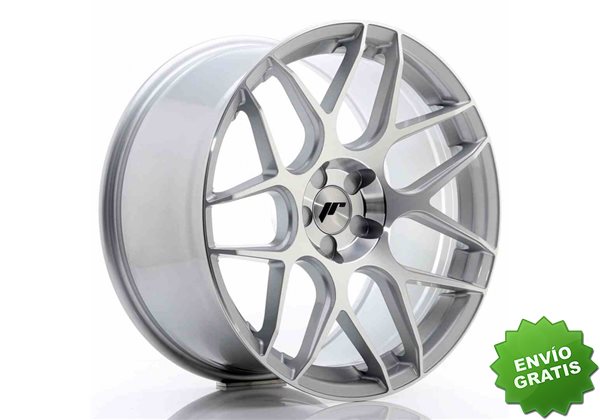 Llanta exclusiva Jr Wheels Jr18 19x9.5 Et20-35 5h Blank Silver Machin Ed