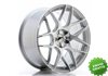 Llanta exclusiva Jr Wheels Jr18 19x9.5 Et20-35 5h Blank Silver Machin Ed