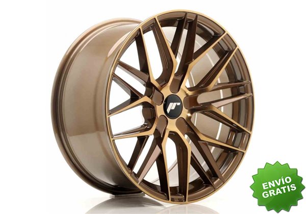 Llanta exclusiva Jr Wheels Jr28 19x9.5 Et20-40 5h Blank Platinum Bron Ze