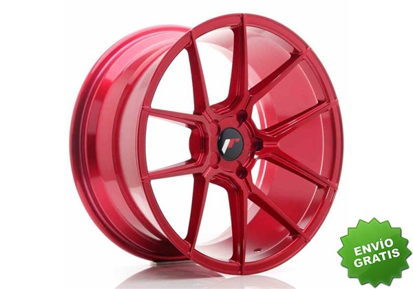 Llanta exclusiva Jr Wheels Jr30 19x9.5 Et20-40 5h Blank Platinum Red