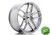 Llanta exclusiva Jr Wheels Jr25 19x9.5 Et20-40 5h Blank Silver Machin Ed Face