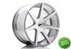Llanta exclusiva Jr Wheels Jr20 19x9.5 Et20-40 Blank Silver Machined