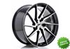 Llanta exclusiva Jr Wheels Jr36 19x9.5 Et20-45 5h Blank Gloss Black%2 0machined Face