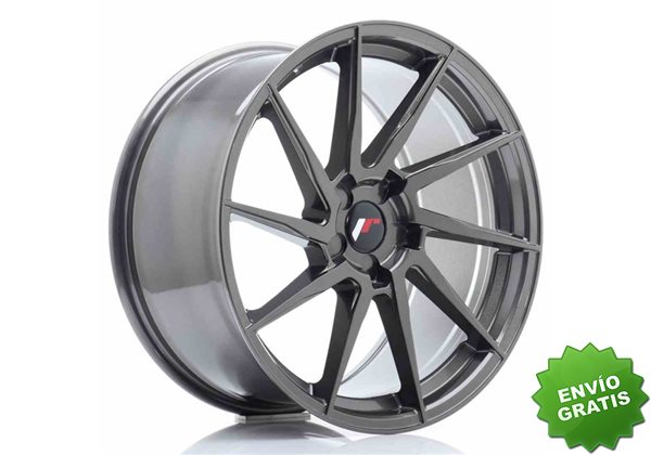 Llanta exclusiva Jr Wheels Jr36 19x9.5 Et20-45 5h Blank Hyper Gray