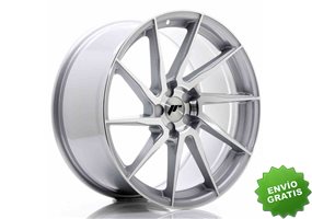 Llanta exclusiva Jr Wheels Jr36 19x9.5 Et20-45 5h Blank Silver Brushe D Face
