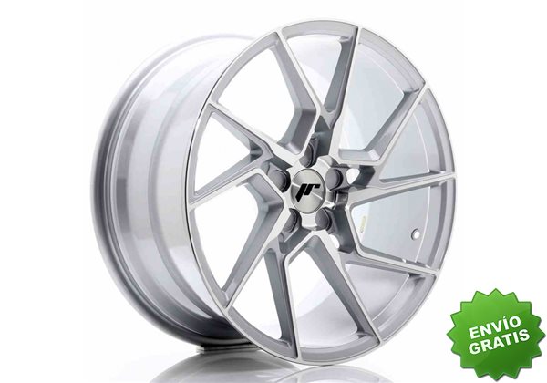 Llanta exclusiva Jr Wheels Jr33 19x9.5 Et20-45 5h Blank Silver Machin Ed Face