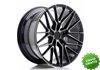 Llanta exclusiva Jr Wheels Jr38 19x9.5 Et35-45 5h Blank Black Brushed  W Tinted Face