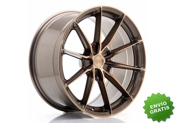 Llanta exclusiva Jr Wheels Jr37 19x9.5 Et35-45 5h Blank Platinum Bron Ze