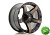 Llanta exclusiva Jr Wheels Jrx5 18x9 Et20 6x139.7 Titanium Black