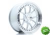 Llanta exclusiva Jr Wheels Jr39 18x8.5 Et35 5h Blank Silver Machined% 20face