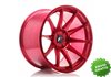 Llanta exclusiva Jr Wheels Jr11 19x11 Et25 5h Blank Platinum Red