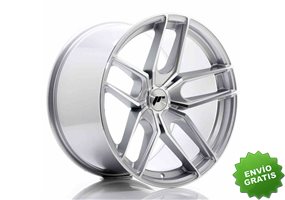 Llanta exclusiva Jr Wheels Jr25 19x11 Et20-40 5h Blank Silver Machine D Face