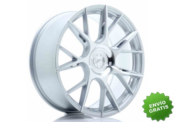 Llanta exclusiva Jr Wheels Jr42 19x8.5 Et35-45 5h Blank Silver Machin Ed Face