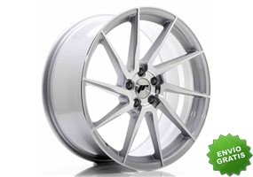 Llanta exclusiva Jr Wheels Jr36 20x9 Et35 5x120 Silver Brushed Face