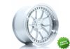 Llanta exclusiva Jr Wheels Jr39 18x10.5 Et15-22 5h Blank Silver Machi Ned Face