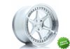 Llanta exclusiva Jr Wheels Jr43 18x10.5 Et15-22 5h Blank Silver W Mac Hined Face