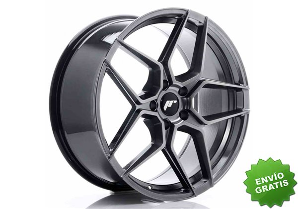 Llanta exclusiva Jr Wheels Jr34 20x9 Et35 5x120 Hyper Black