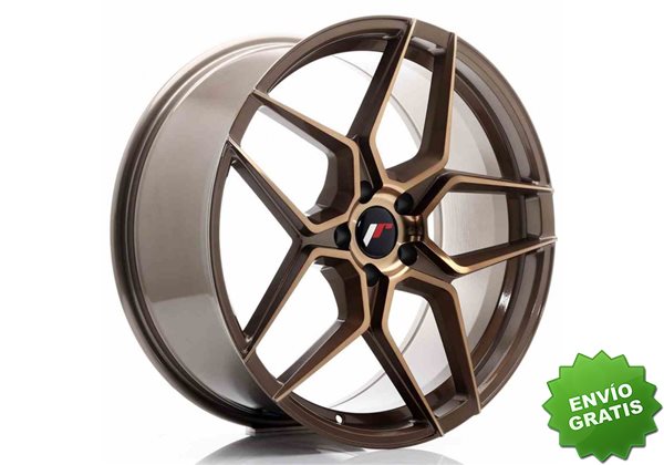 Llanta exclusiva Jr Wheels Jr34 20x9 Et40 5x114.3 Platinum Bronze