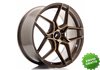 Llanta exclusiva Jr Wheels Jr34 20x9 Et40 5x114.3 Platinum Bronze