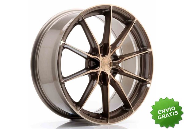 Llanta exclusiva Jr Wheels Jr37 20x8.5 Et45 5x108 Platinum Bronze