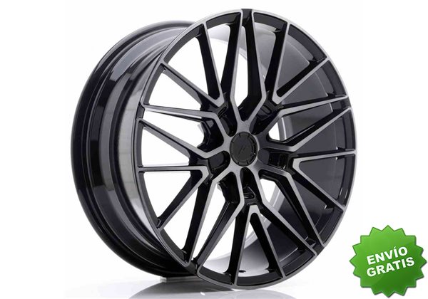 Llanta exclusiva Jr Wheels Jr38 20x8.5 Et35-45 5h Blank Black Brushed  W Tinted Face