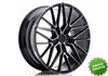 Llanta exclusiva Jr Wheels Jr38 20x8.5 Et35-45 5h Blank Black Brushed  W Tinted Face