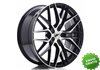 Llanta exclusiva Jr Wheels Jr28 20x8.5 Et20-40 5h Blank Gloss Black%2 0machined Face