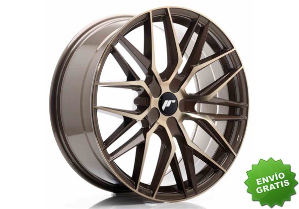 Llanta exclusiva Jr Wheels Jr28 20x8.5 Et20-40 5h Blank Platinum Bron Ze