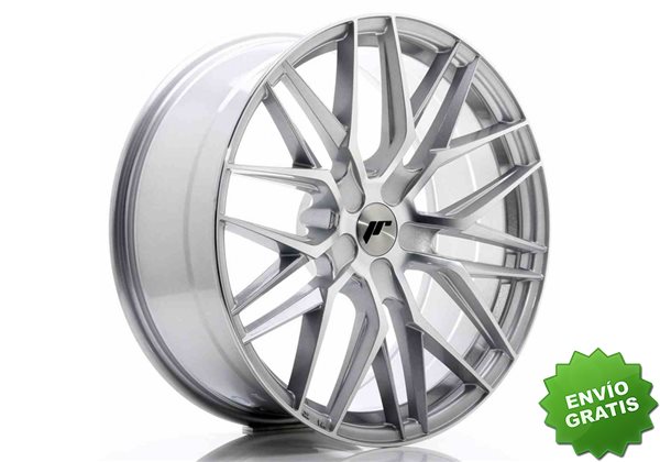 Llanta exclusiva Jr Wheels Jr28 20x8.5 Et20-40 5h Blank Silver Machin Ed Face