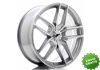 Llanta exclusiva Jr Wheels Jr25 20x8.5 Et20-40 5h Blank Silver Machin Ed Face