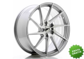Llanta exclusiva Jr Wheels Jr36 20x9 Et15-38 5h Blank Silver Brushed% 20face