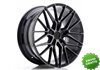 Llanta exclusiva Jr Wheels Jr38 20x9 Et35 5x112 Black Brushed W Tinte D Face