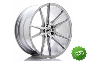 Llanta exclusiva Jr Wheels Jr21 20x10 Et40 5x112 Silver Machined Face