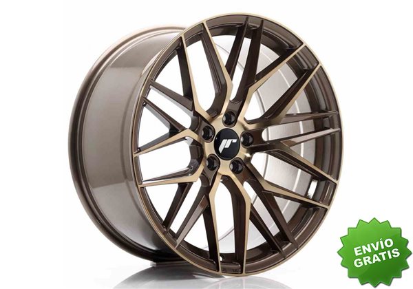 Llanta exclusiva Jr Wheels Jr28 20x10 Et40 5x112 Platinum Bronze