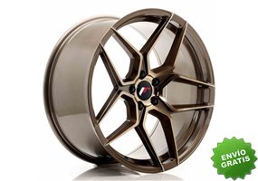 Llanta exclusiva Jr Wheels Jr34 20x10 Et40 5x112 Platinum Bronze