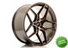 Llanta exclusiva Jr Wheels Jr34 20x10 Et40 5x112 Platinum Bronze