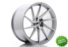 Llanta exclusiva Jr Wheels Jr36 20x10 Et40 5x112 Silver Brushed Face