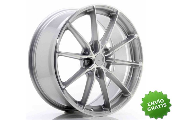 Llanta exclusiva Jr Wheels Jr37 20x8.5 Et20-45 5h Blank Silver Machin Ed Face