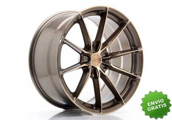 Llanta exclusiva Jr Wheels Jr37 20x10 Et45 5x120 Platinum Bronze