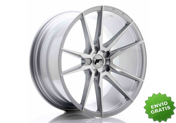 Llanta exclusiva Jr Wheels Jr21 20x10 Et40 5h Blank Silver Machined%2 0face