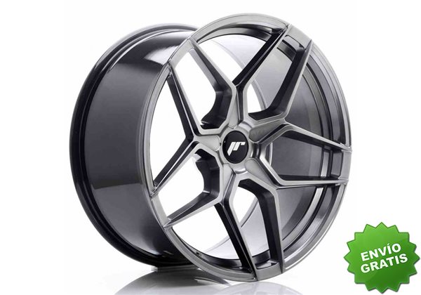 Llanta exclusiva Jr Wheels Jr34 20x10 Et20-40 5h Blank Hyper Black