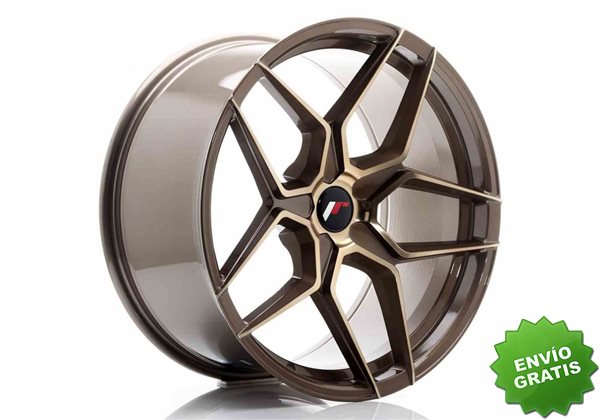 Llanta exclusiva Jr Wheels Jr34 20x10 Et20-40 5h Blank Platinum Bronz E