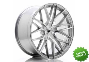 Llanta exclusiva Jr Wheels Jr28 20x10 Et20-40 5h Blank Silver Machine D Face