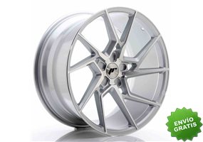 Llanta exclusiva Jr Wheels Jr33 20x10 Et20-40 5h Blank Silver Machine D Face