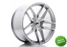 Llanta exclusiva Jr Wheels Jr25 20x10 Et20-40 5h Blank Silver Machine D Face
